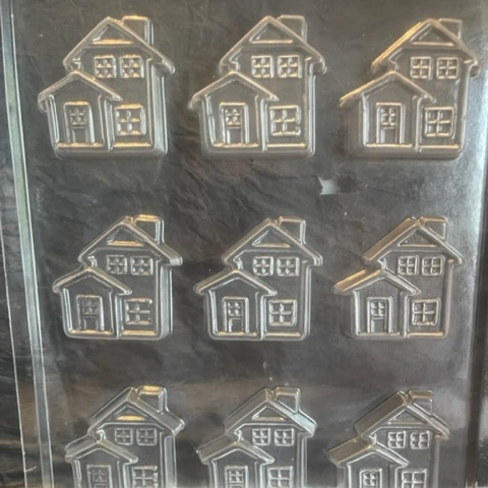 Plastic House Candy Soap Mold